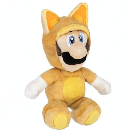 Sanei Boeki Super Mario 3D Land Fox Luigi (S) 12 x 11 x 24cm Plush Toy