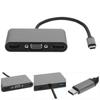 5 In 1 TypeC MultiFunction Docking Station HDMI+DP+VGA+USB+PD Interface HUB Adapter