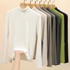 Yu Zhaolin Women's Semi-High Neck Slim-Fit Knit Top