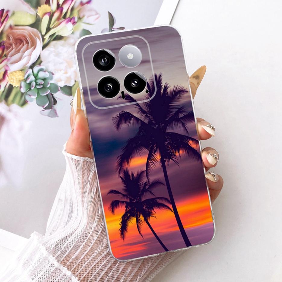 For Xiaomi Mi 14 Pro Case Cute Lion Fashion Painted Cover Soft Silicone Slim Phone Case For Xiaomi 14 Pro Mi14 Pro Fundas Bumper Xiaomi Mi 14 Pro
