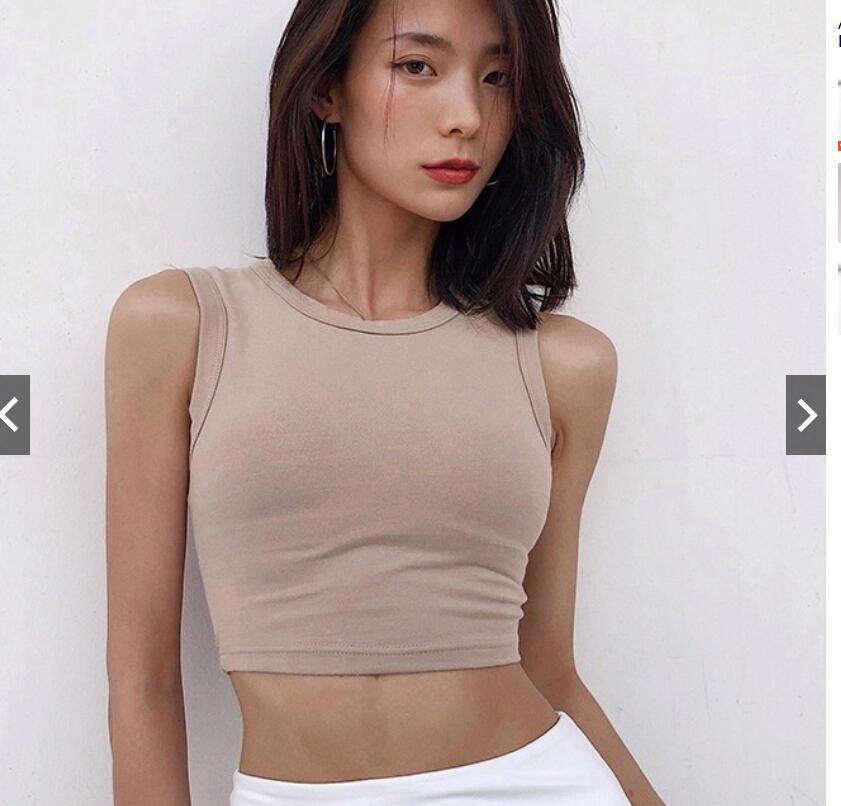 Summer Vintage White Crop Tops Women Biker Black Punk Sexy Tank Top Korean Streetwear Cropped Sleeveless Top Feminino