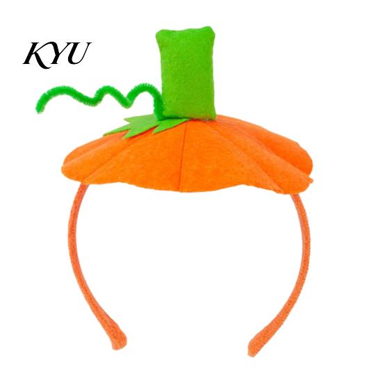 Feiertags-Kostüm-Haarreif Halloween 3D Kürbis-Haarreif für Kinder, Verkleidungs-Haarreifen Kinder-Haarreifen Band, Accessoire Thanksgiving-Fest Cosplay-Party