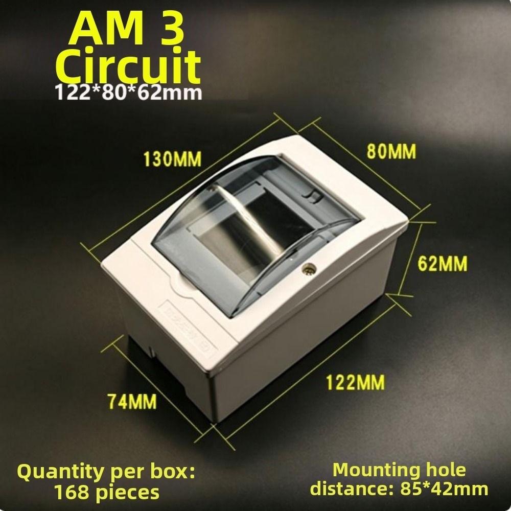 1/2/3/4/6/9/13/16 Ways Circuit Breaker Distribution Protection Box Indoor Wall Mount HT-5 Series Electric Transparent Cover Box