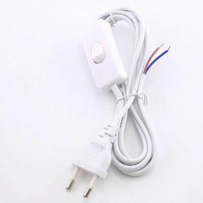 1.8m Eclectic 110v-200v AC Power Supply Cable Extension Cord Adapter 303 On/off Switch For Led Light Bulb Tube