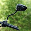Motorcycle Skeleton Skull Hand Claw Shadow Rearview Side Mirror Fitting For 8mm 10mm Retrofitting Rearview Mirrors X5D2