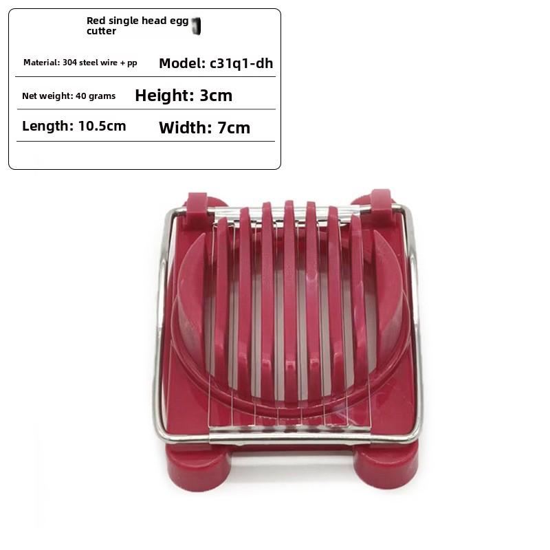 Egg Slicer Stainless Steel Egg Slicer Cut Petal Single-use Cutting Multifunctional Loose Egg Two In One All Egg God Tool