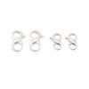 S925 Sterling Silver Figure Eight Buckle Spring Bracelet/Necklace Connector