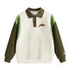 Kids Colorblock Polo Collar Sweatshirt A72538702