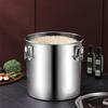 6/12L 304 Stainless Steel Airtight Canister Food Storage Container Kitchen Canister for Household Kitchen Bar Restaurants