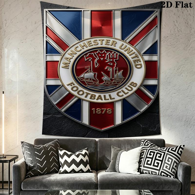 Manchester Football Club Crest Bedding 1 Duvet Cover 2 Pillowcase Without Core Christmas Birthday Gift Soft And Comfortable Bedding Set