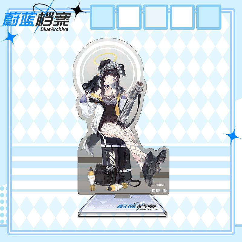 16cm Height Blue Archive Acrylic Stand Character Figurine