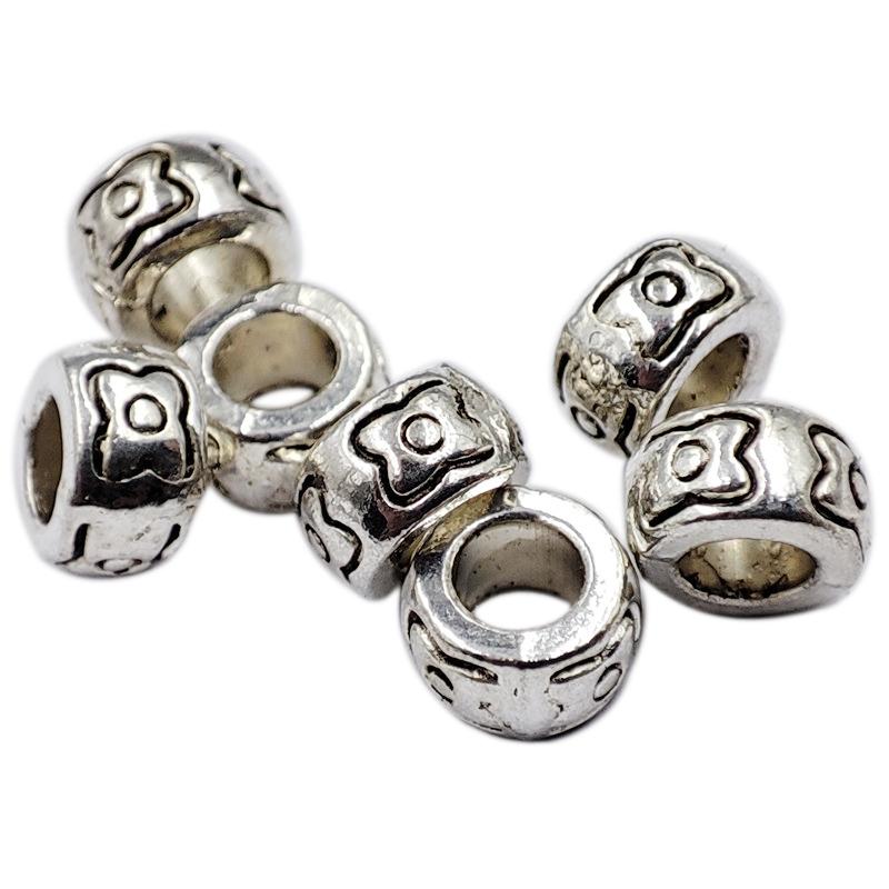 

Товары для вечеринок оптом 10 шт. DIY ремесла сплав тибетский серебряный кулон ожерелье браслет свободные бусины для изготовления ювелирных изделий 5 стилей Flower