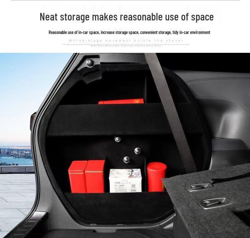 Sienna Spare Tire Trunk Storage Box - Sienna-Specific Flocked Organizer