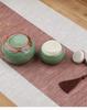 Ru Kiln Ceramic Gourd Tea Canister - Moisture-Proof Storage for Pu'er Tea, Gongfu Tea Set Container