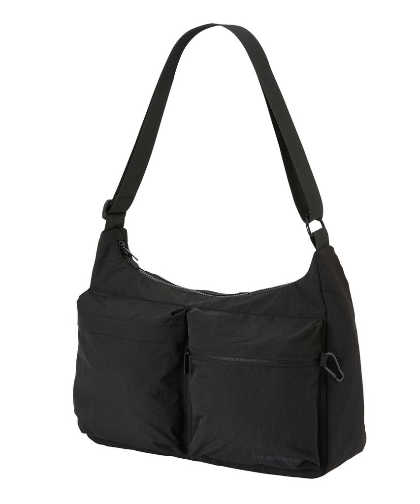 Raiment Hobo Citywalker Multi Crossbody Bag_Black