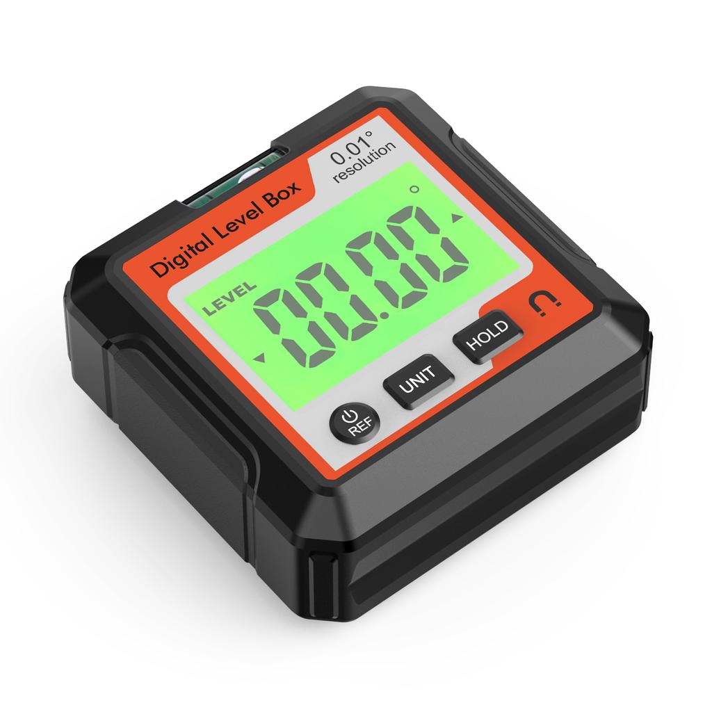 Digitaler Winkelmesser Elektronisches Wasserwaagen-Werkzeug mit LCD-Libelle Magnetischer Sockel für die Holzbearbeitung