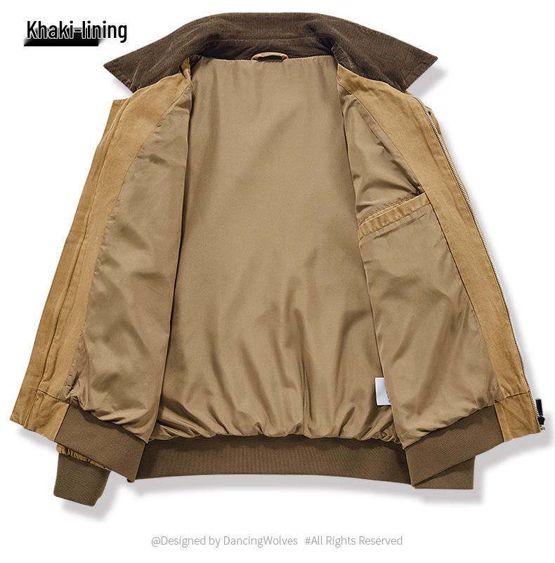 2025 Herren American Retro Reversjacke – Trendy, Vielseitig, Lässige lockere Passform für den Frühling