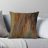 Eucalyptus Bark Natural Texture Pillowcase Polyester Linen Velvet Printed Zip Decorative Pillow Case Home Cushion Cover
