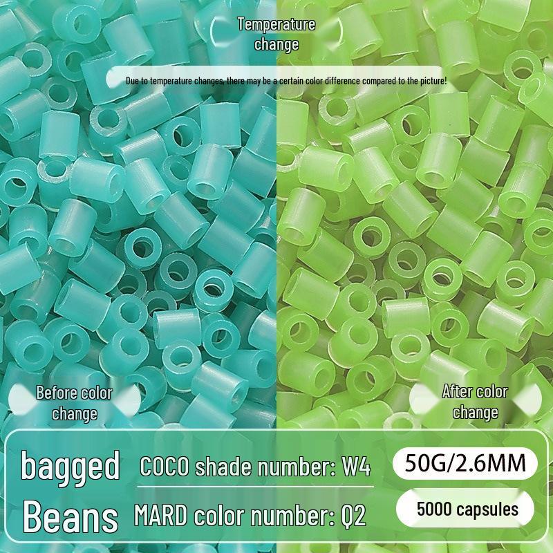 Mard Family Perler Beads P Series Pearlescent Colors 2.6mm Refill Pack - 50g Fused Beads