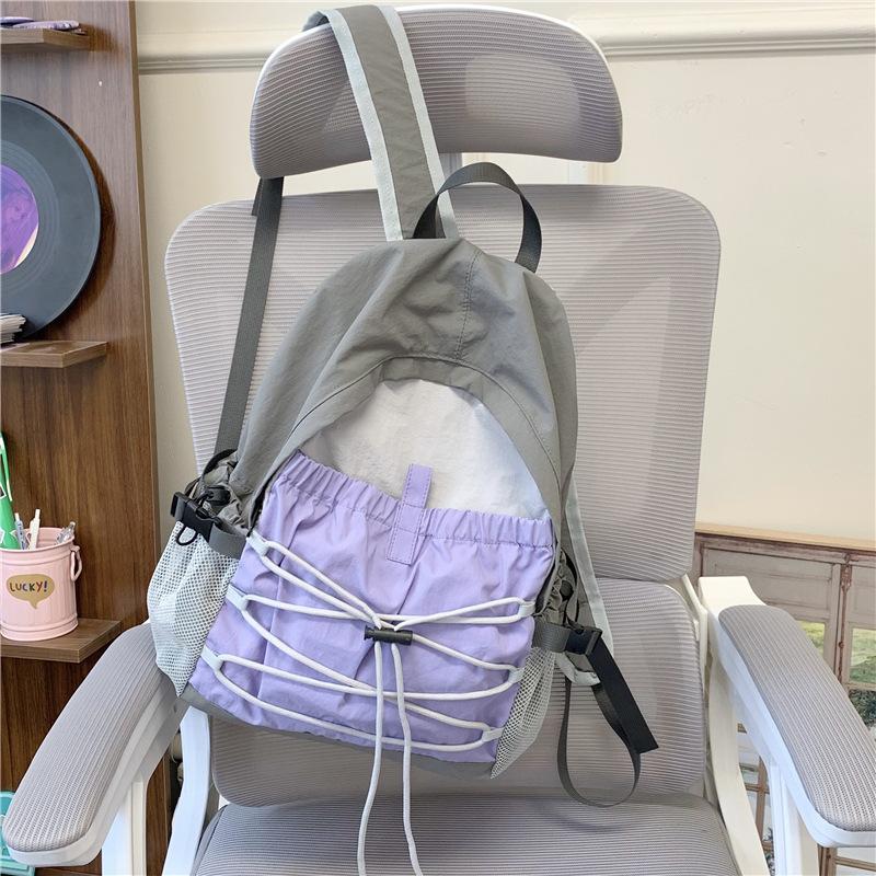 Travel Outdoor Backpack for Women Light Hiking Bag Mountain Climbing Large Capacity Fitness Backpack Hiking Exercise Student School Bag