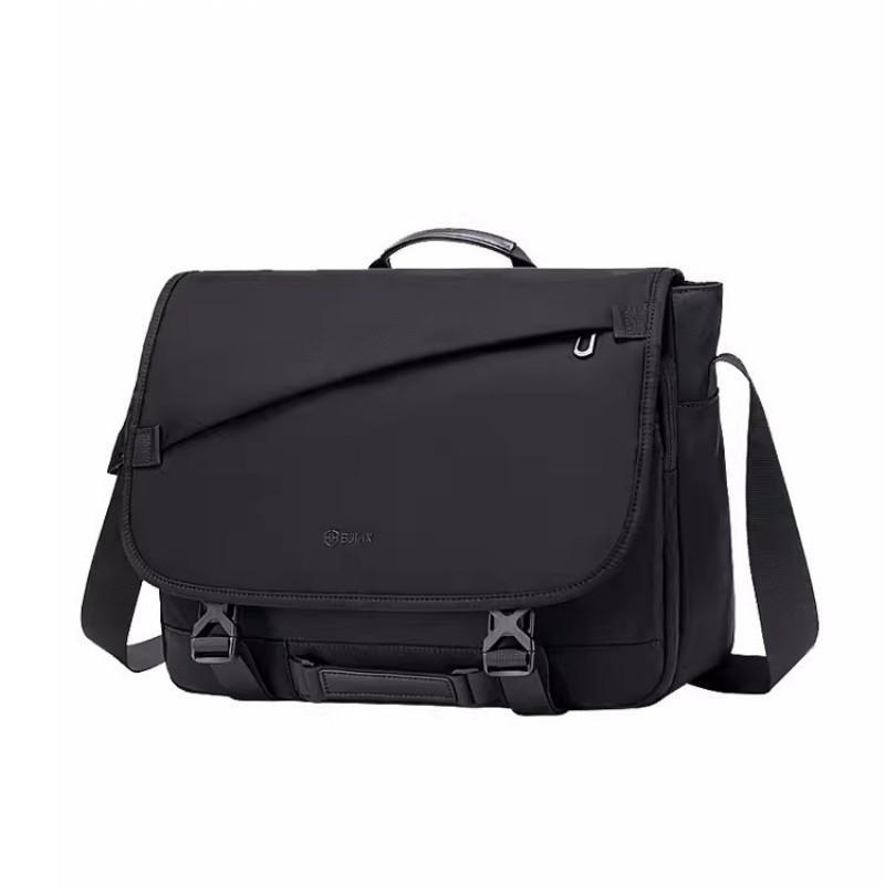 Handheld Men's Large Capacity Nylon Shoulder Crossbody Bag New Waterproof 15.6-inch