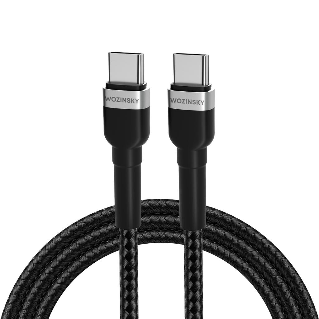 Wozinsky USB-C to USB-C PD 65W Cable 2m - Black