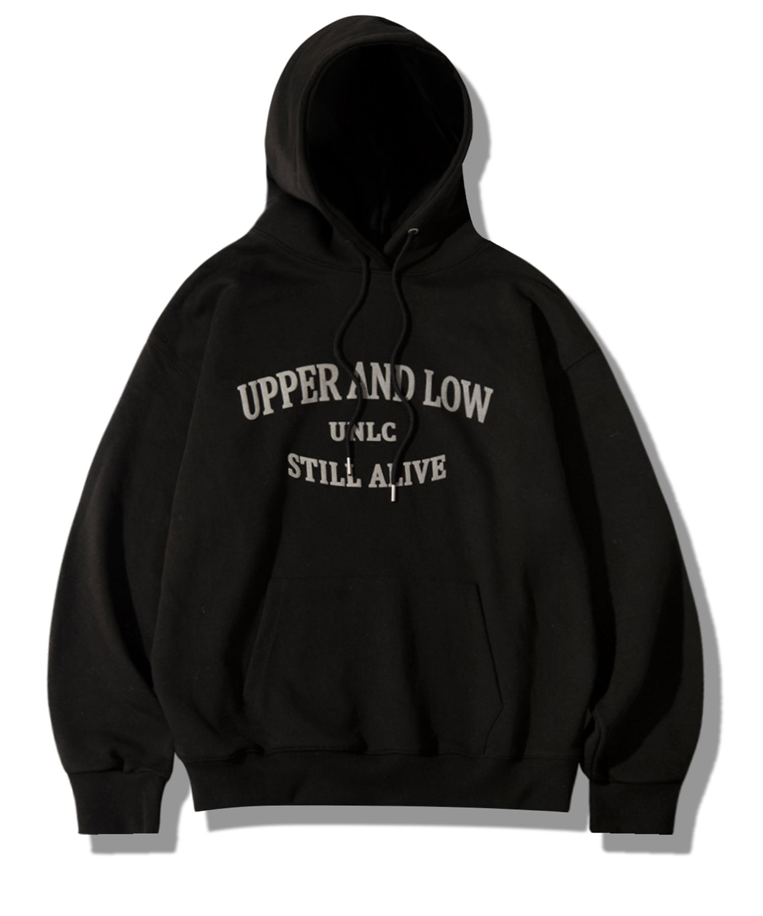 U And Lc Upper Semi-Overfit Hoodie (Black) Black/L