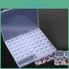 Clear Case 56 Storage Grid Nail Jewelry Tool Box With Lid Display Container