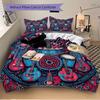 3pcs Guitars Roses Bedding Cover Set, Fashion Classic Popular Print Bedding Set, Soft Comfortable, All Season Use, For Bedroom, Guest Rooma0819128