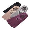 Yoga Socks with Socks for Sports and Sizes Set of 4 Win.Deeper Women's Five-Toe Non-Slip Outdoors, 22-25cm, (Set A)