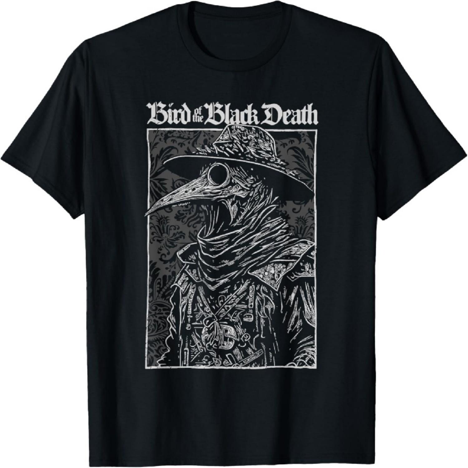 

Bird Of The Black Death Plague Rat Medieval History Goth T-Shirt XXXXXL різнокольоровий