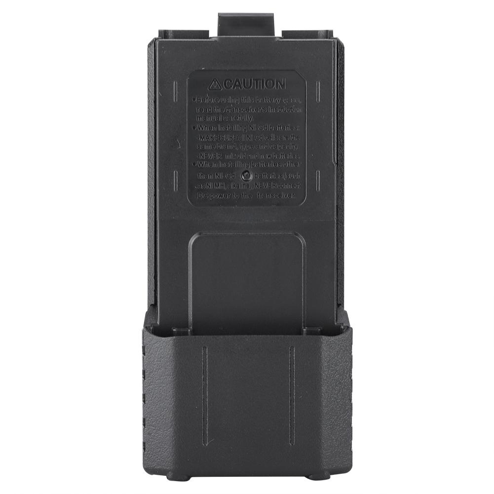 Portable Plastic Long Black Battery Case For BAOFENG UV 5R, UV 5RB, UV 5RE, UV 5Re