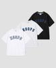 ALL DAY HOOPS Varsity Logo Oversized Short Sleeve T-Shirt Melange White