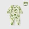Baby Romper Pure Cotton A-Grade Crawling Suit with Hand & Foot Covers - Anti-Scratch Pajamas for Boys & Girls