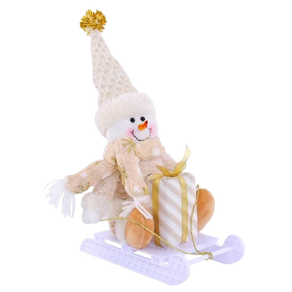 Ozdoby Świąteczne Uroczy Święty Mikołaj Bałwan Renifer Sanie Dekoracja Świąteczny Wystrój Domu