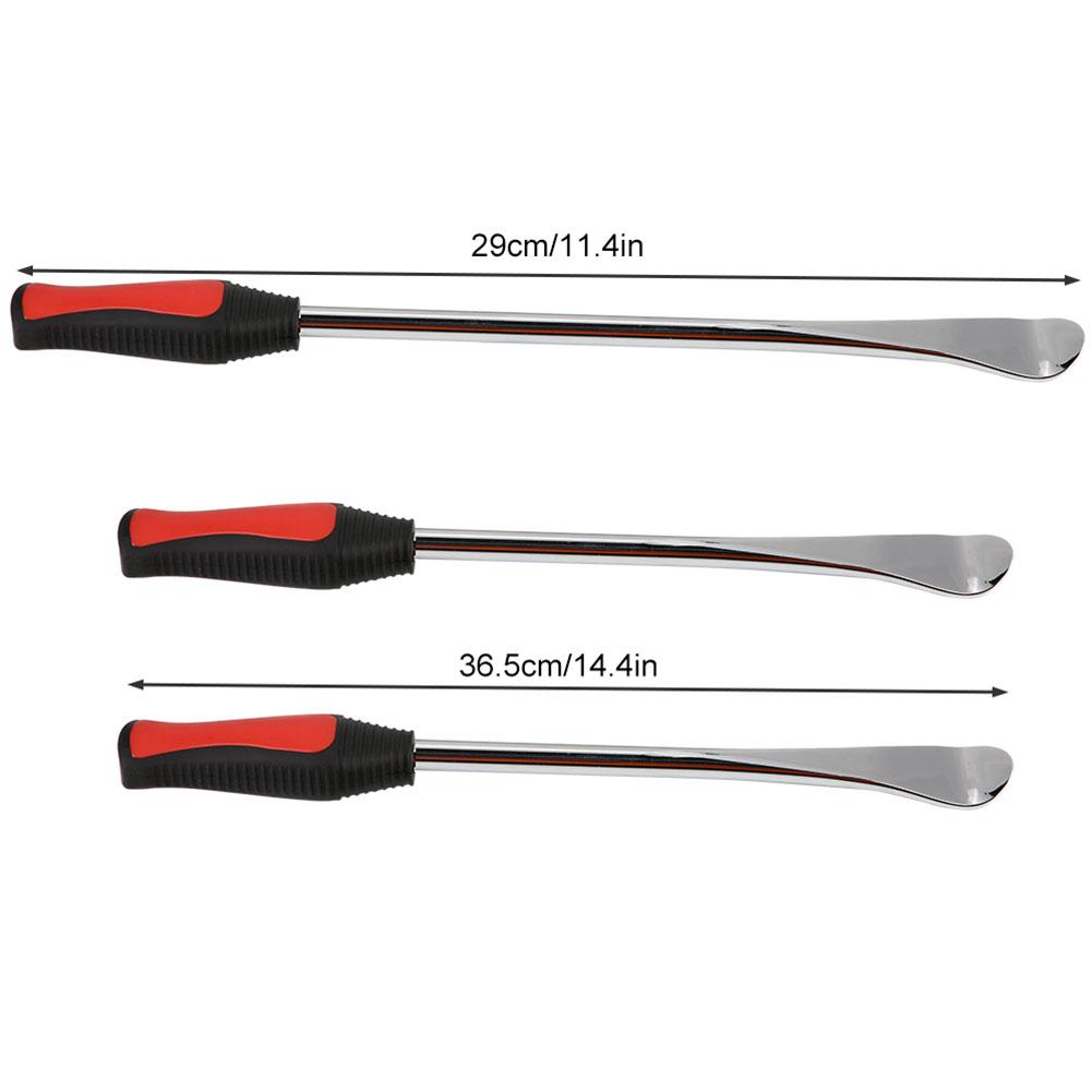 Motorcycle Tire Changing Spoons Lever 14.5 & 11.5inch Wheel Rim Protector Valve Tool Kit Motorcycles Repair Removal Tools