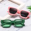 Fashionable Trendy Eyeglasses Simple Stylish Thick Large Big Square Frame Sunglasses UV400 Material for Man Woman Sun Glasses