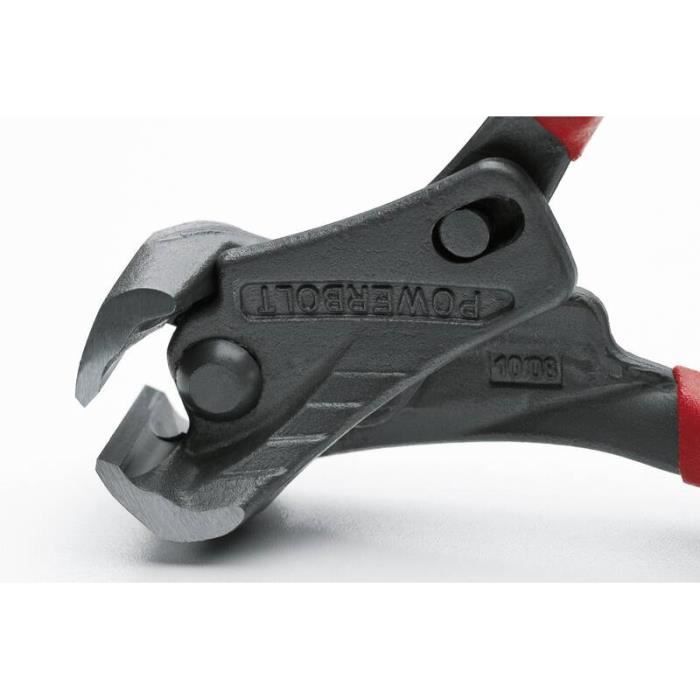 Pince coupante frontale à levier - Réduction de force - Coupe précise - Capacité élevée