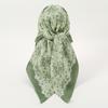 New Fashion 110X110CM Printed Square Scarf for Women Muslim Headband Hijab Lady Bandana Party Accessories Scarf Hairband
