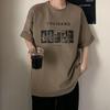 Women's Korean Style Loose Mid-Length Short Sleeve T-shirt, Summer 2026 Collection.