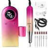 45000 RPM New Portable Nail Drill Professional Rechargeable Electric Nail File Machine File for Acrylic Gel Polishing Removing