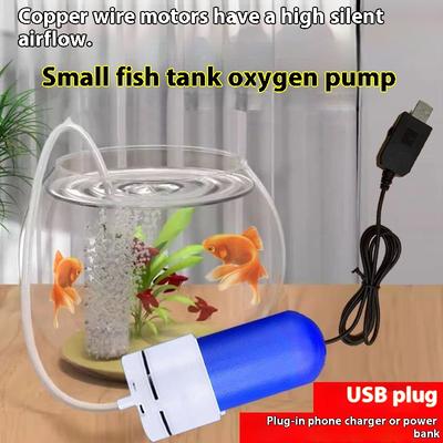 Oxygen Pump [special  for Small Fish Tank] Silent Usb Fish Farming and Fishing Outdoor Car Household Load