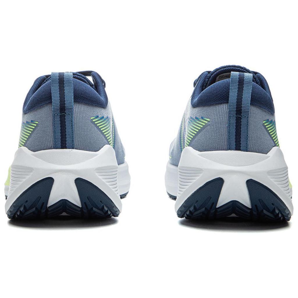 Li Ning Tread Wind Comfortable Versatile Fabric Non-Slip Wear-Resistant Low-Top Casual Running Shoes Men sneaker Gray Blue AGLU321-3