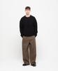 CHAMBROS Round Neck Hazzi Oversized Knit [Black]