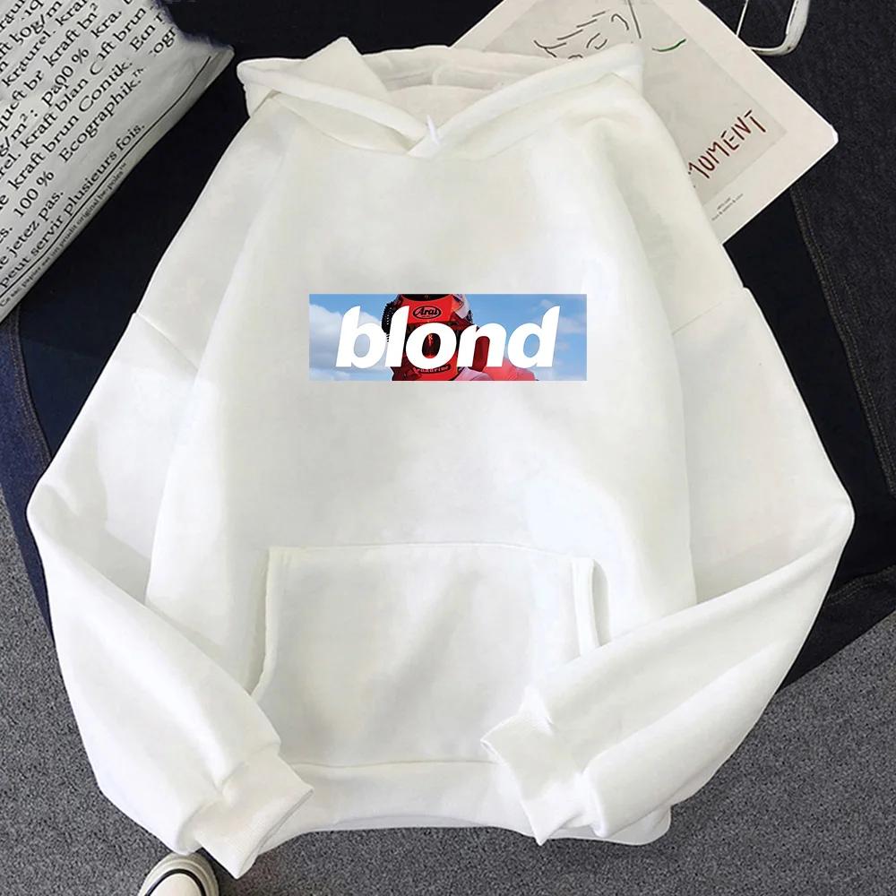 Frank O-cean Blond Mikina Pánska Ležérna Pulóver Jeseň a Zima Flísová Mikina Minimalizmus Potlačená Mikina Oblečenie