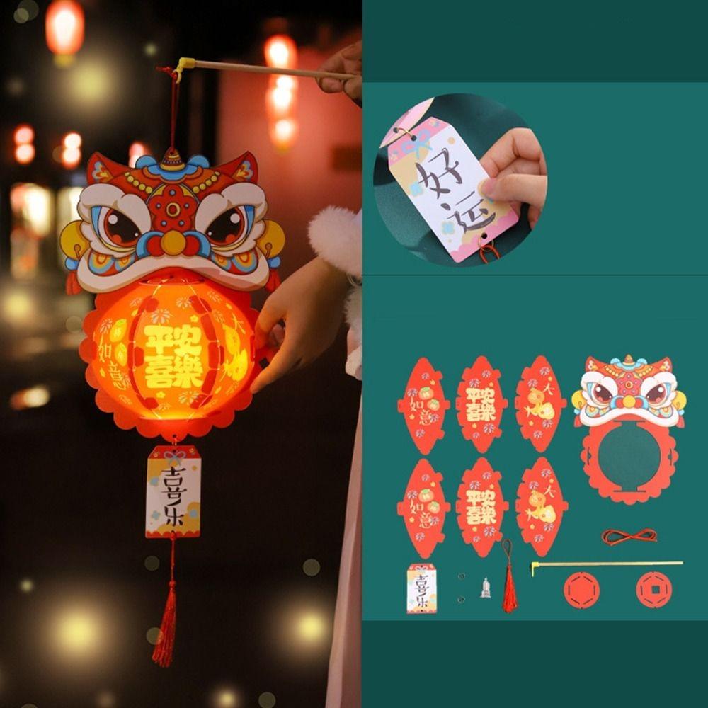 Hanging Mid-Autumn Festival Lantern Glowing Handheld Luminous Lantern Portable Rabbit Lantern  Kids