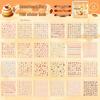 Mini Sticker Book: DIY Cute Art Journal & Spiral Notebook for Students