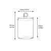 Cosmetic Cotton Ball Desktop Organizer Round Cotton Swab Toothpick Organizer Desktop Organizer