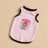 Pet Sleeveless T-Shirt Round Tank Top Neck Pet Breathable