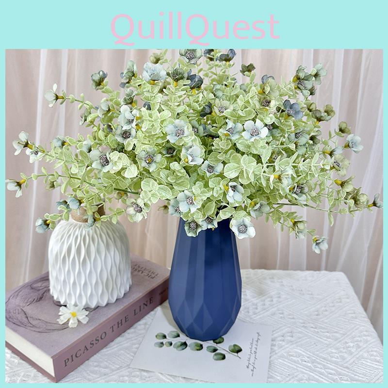 Eucalyptus Dream Blue Flower Bundle With Handmade Craft For Household Decoration